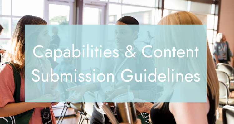 capabilities and content submission guidelines image